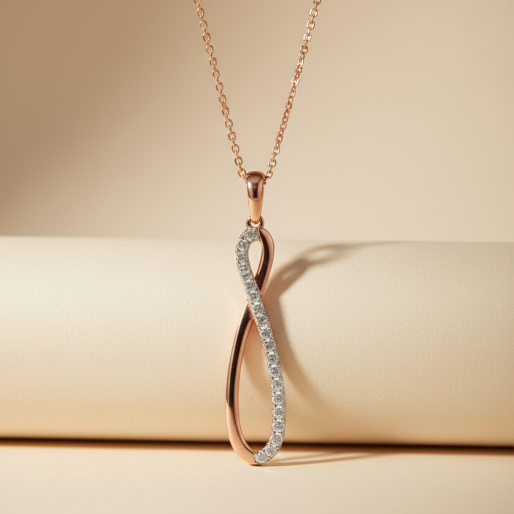 Slide Infinity Pendant Necklace