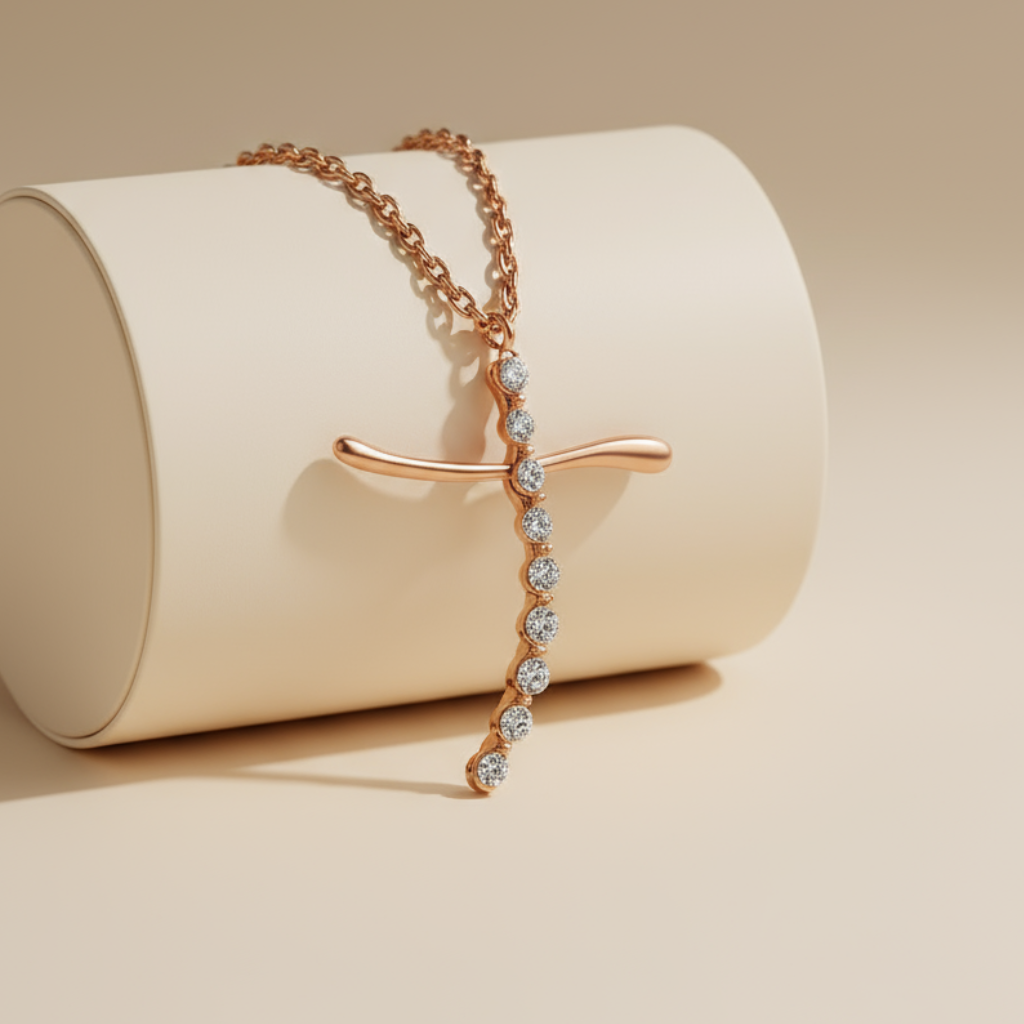 Journey Cross Pendant Necklace