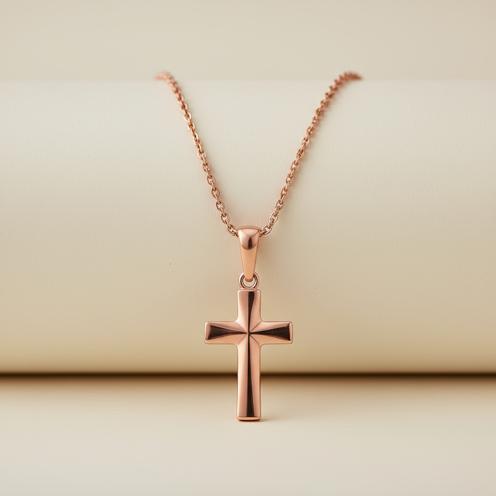 Silver Cross Pendant Necklace