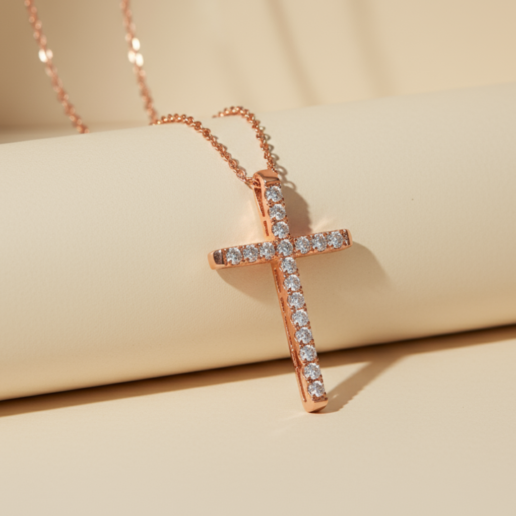 Delicate Cross Pendant Necklace