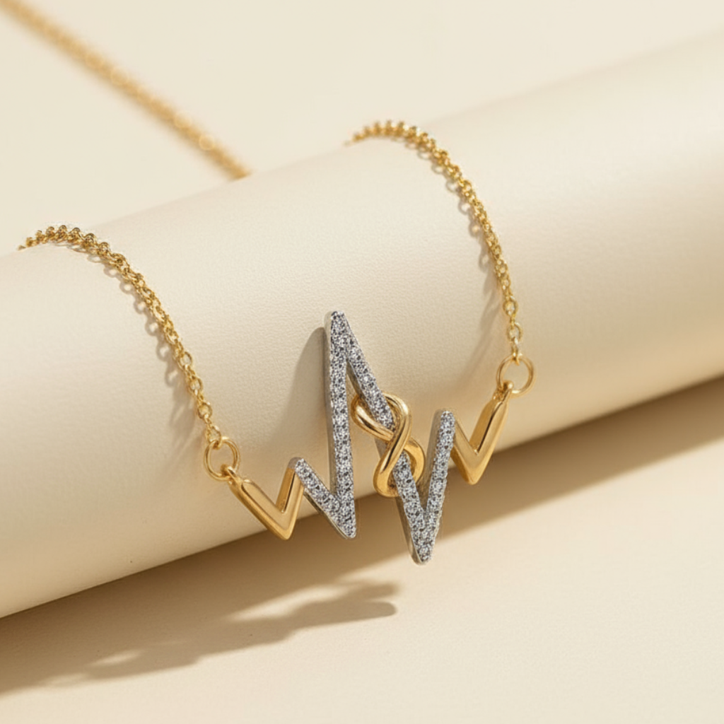 Infinity Knot Heartbeat Necklace