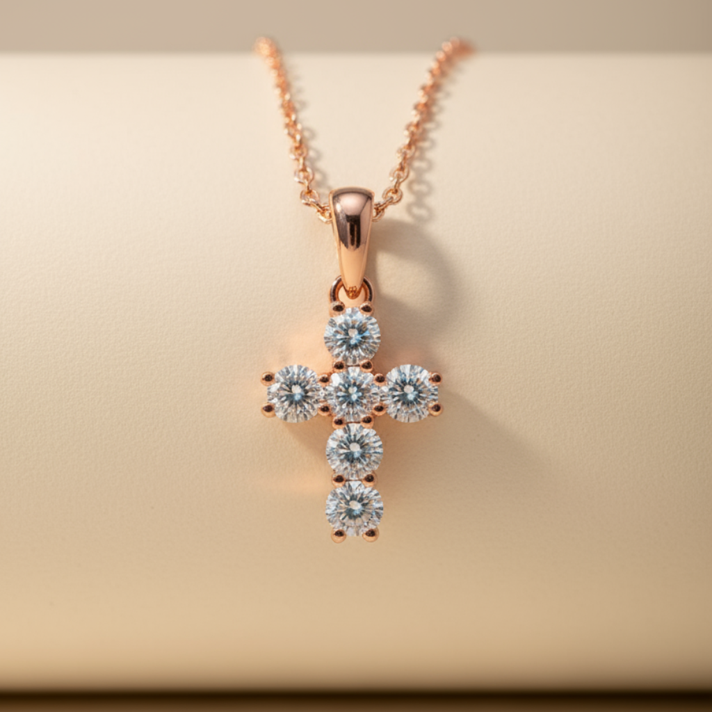 Religious Cross Pendant Necklace