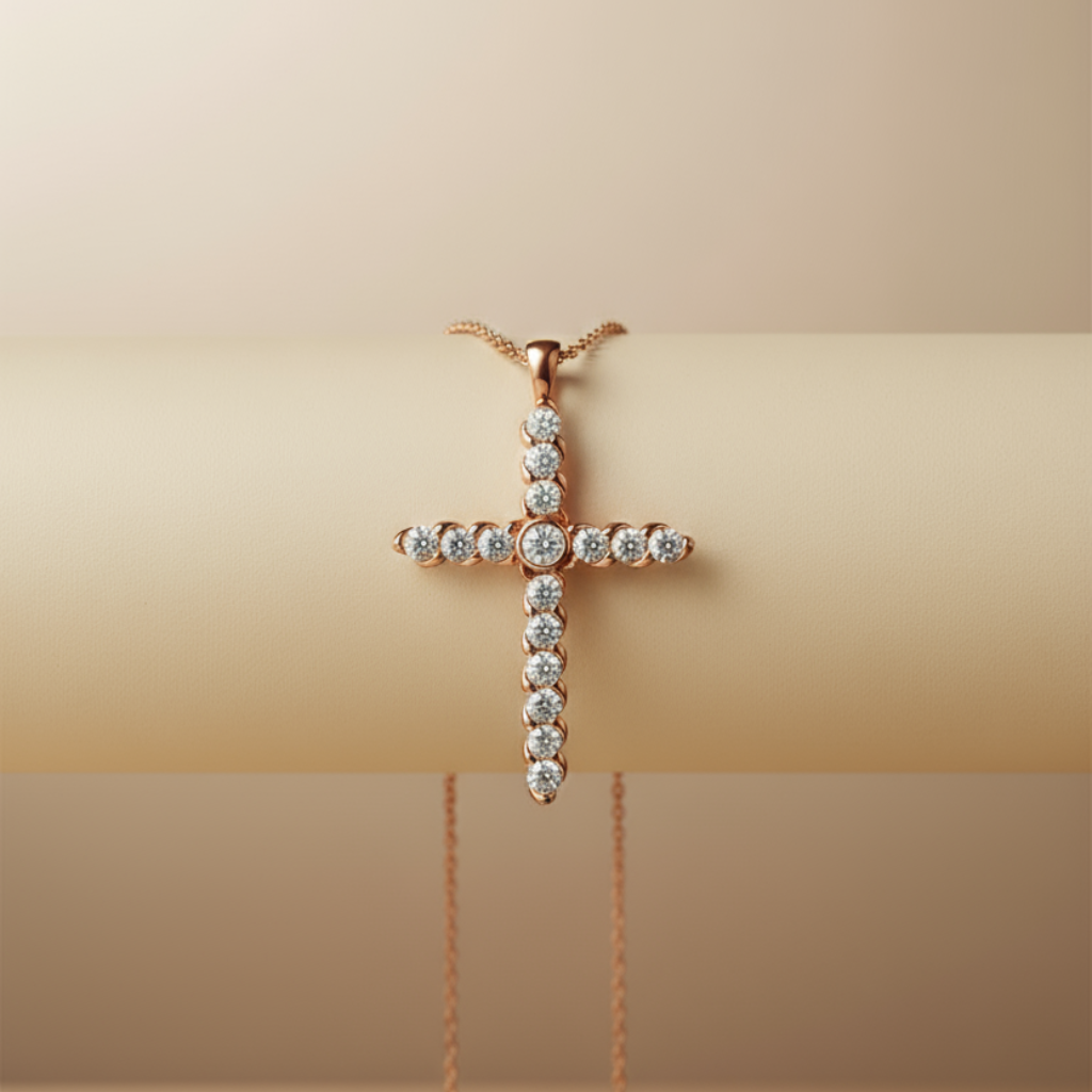 Criss Cross Pendant Necklace