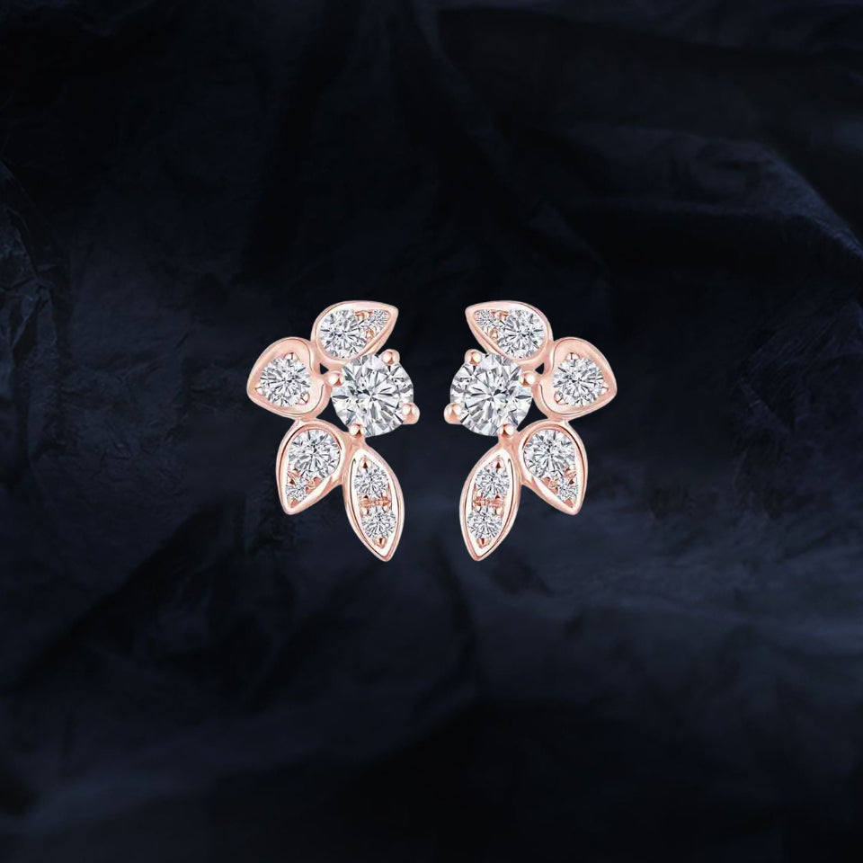 Moissanite Cluster Multi Shaped Stud