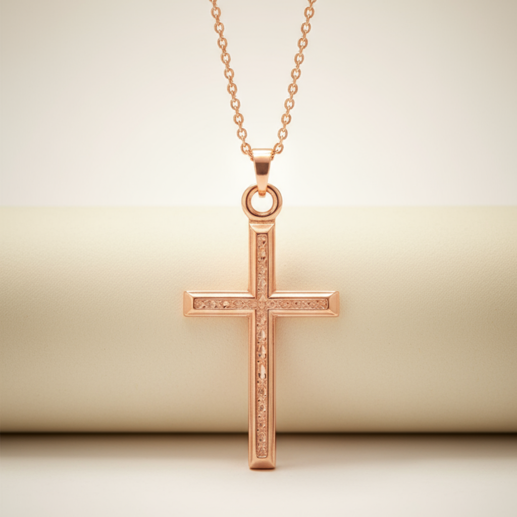 Cut Cross Pendant Necklace