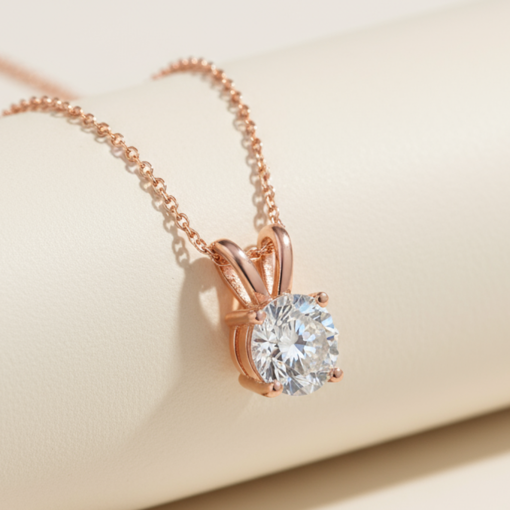 Solitaire Pendant Necklace