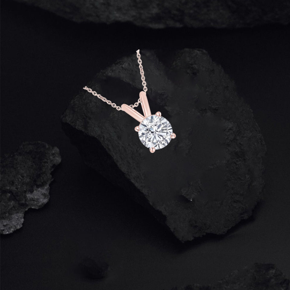 Solitaire Pendant Necklace