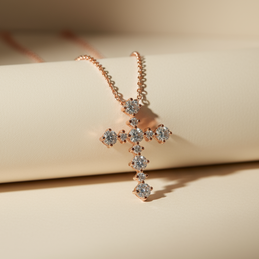Stylish Cross Pendant Necklace