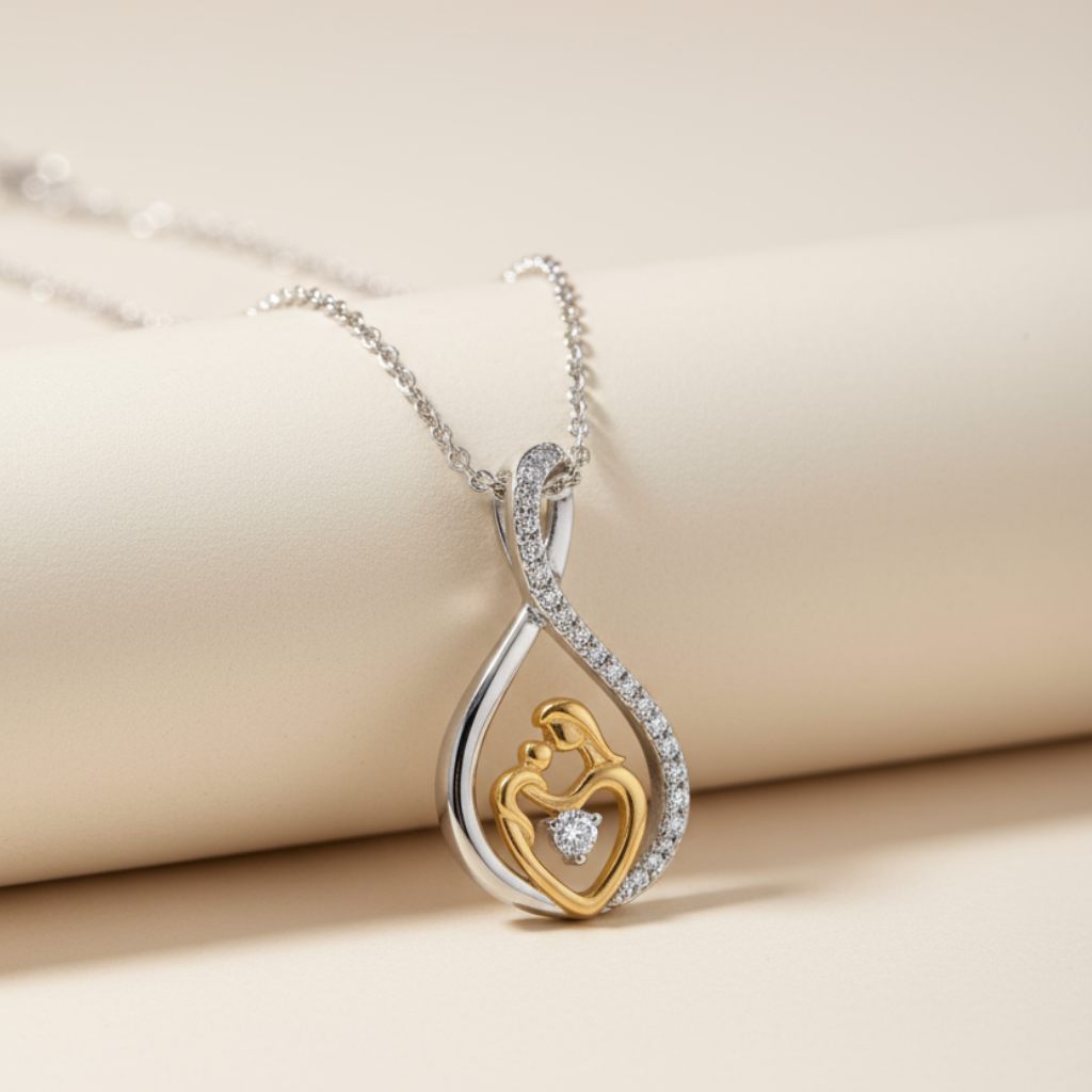 Infinity Mother Love Pendant Necklace