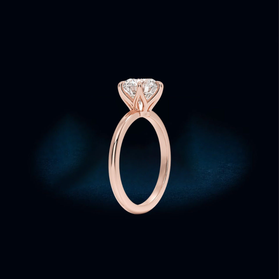 Six-Prong Classic Solitaire Ring