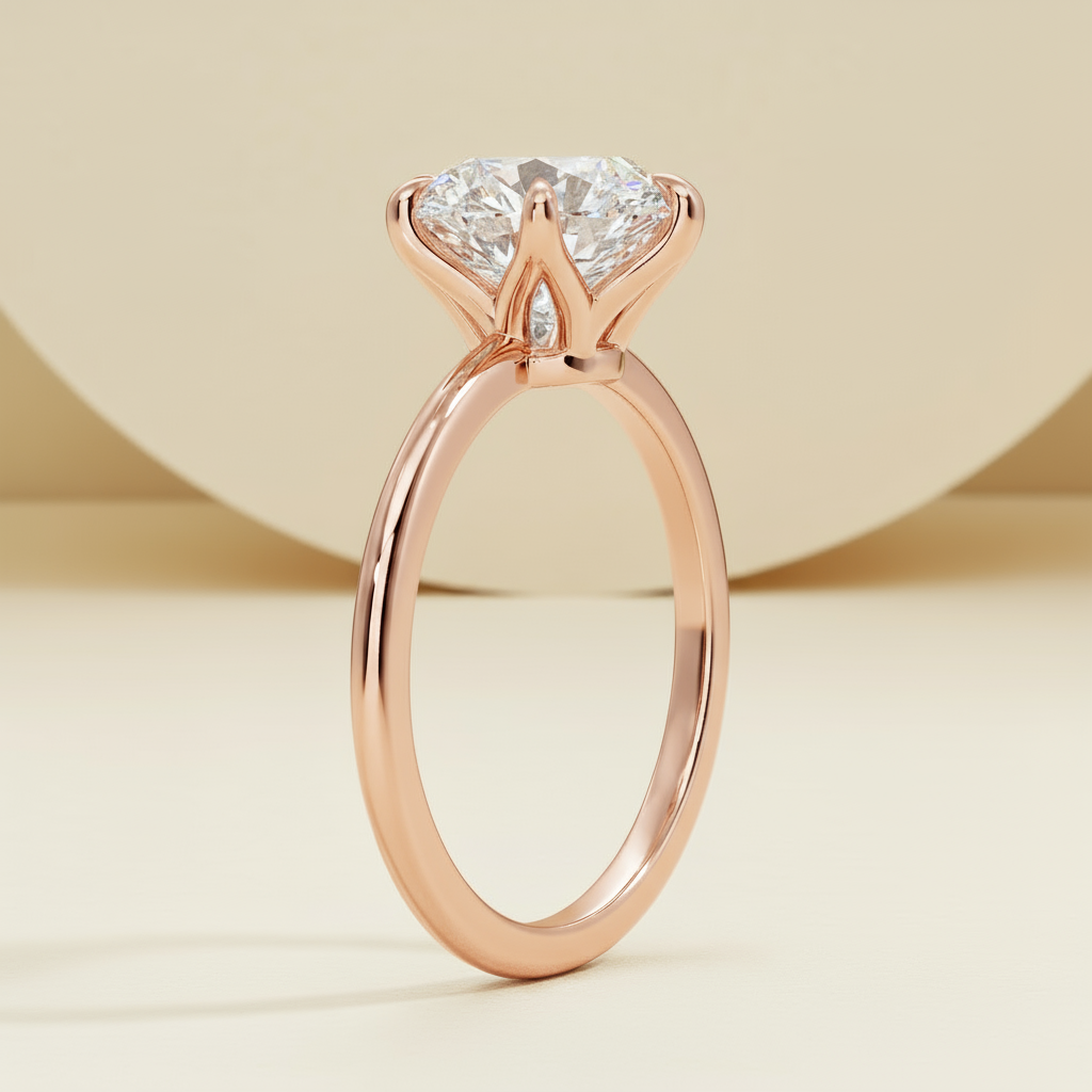 Six-Prong Classic Solitaire Ring
