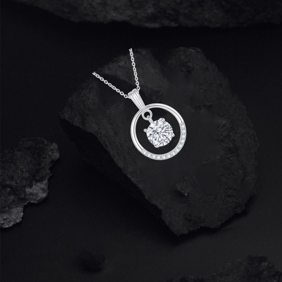 Dancing Stone Pendant Necklace