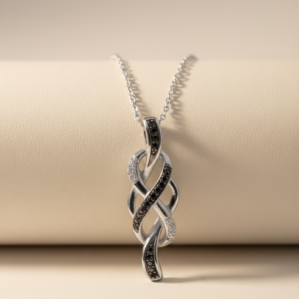 Infinity Knot Pendant Necklace