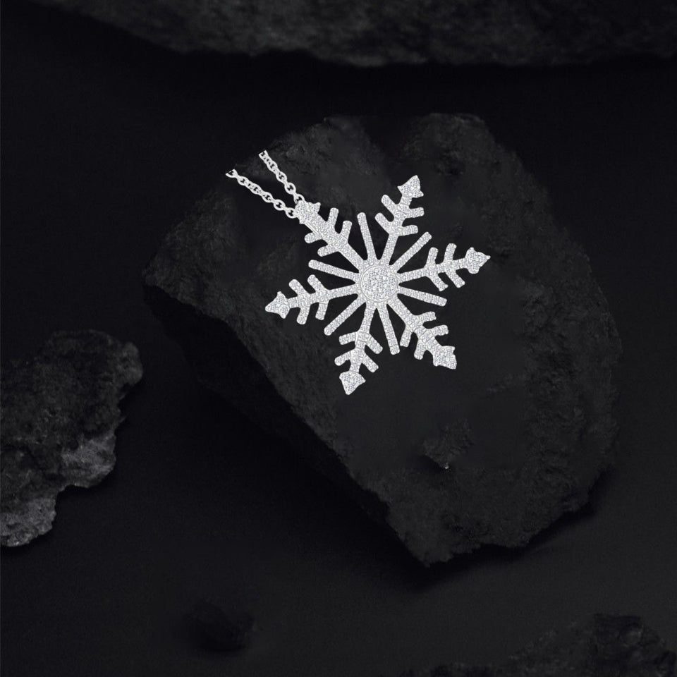 Blossom Snowflake Pendant Necklace