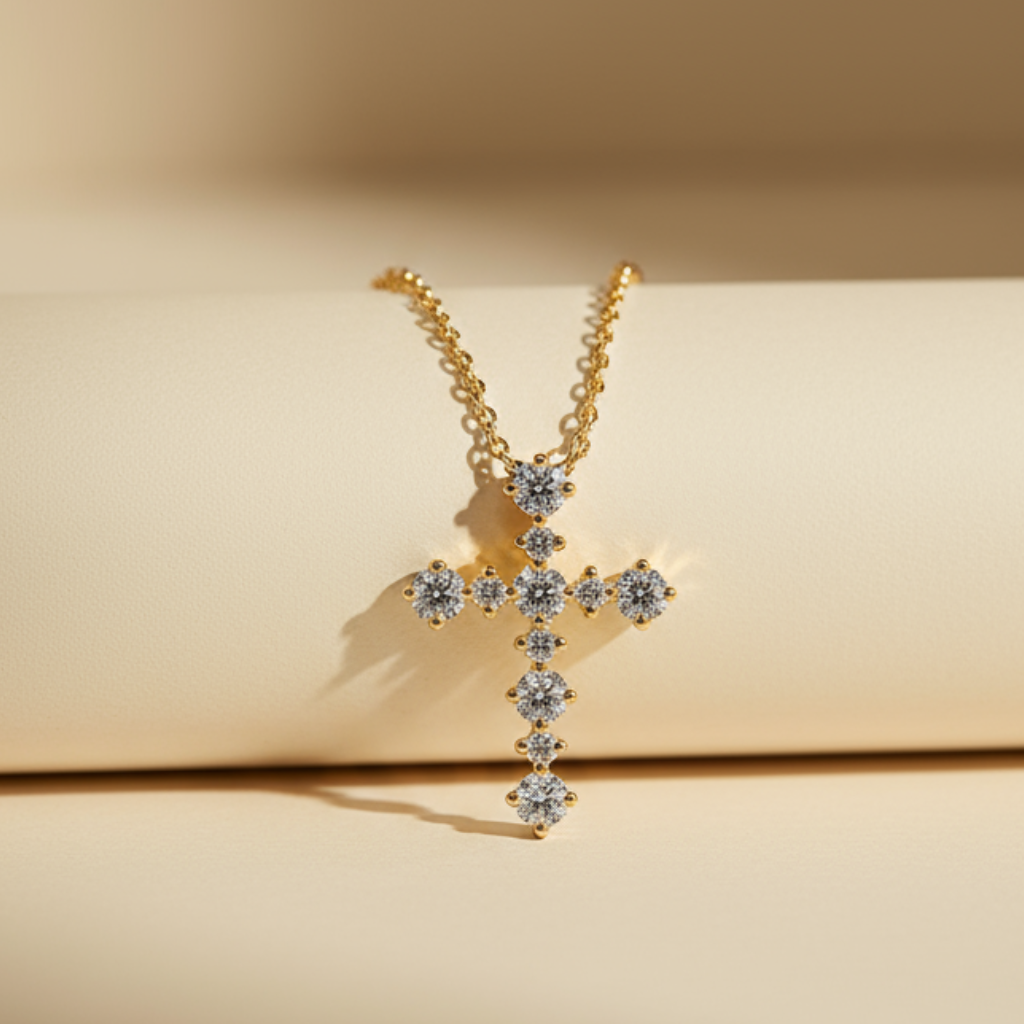 Stylish Cross Pendant Necklace