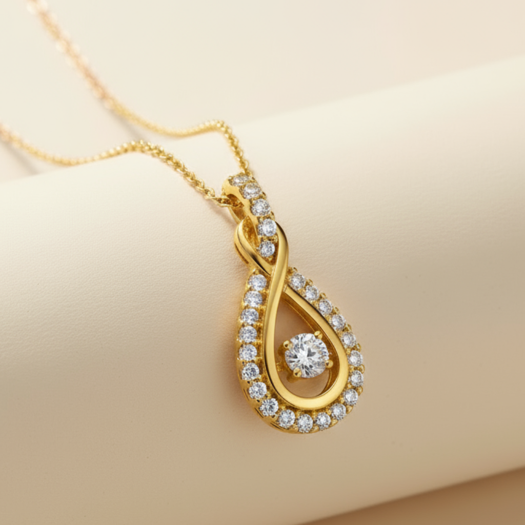 Wisdom Infinity Pendant Necklace