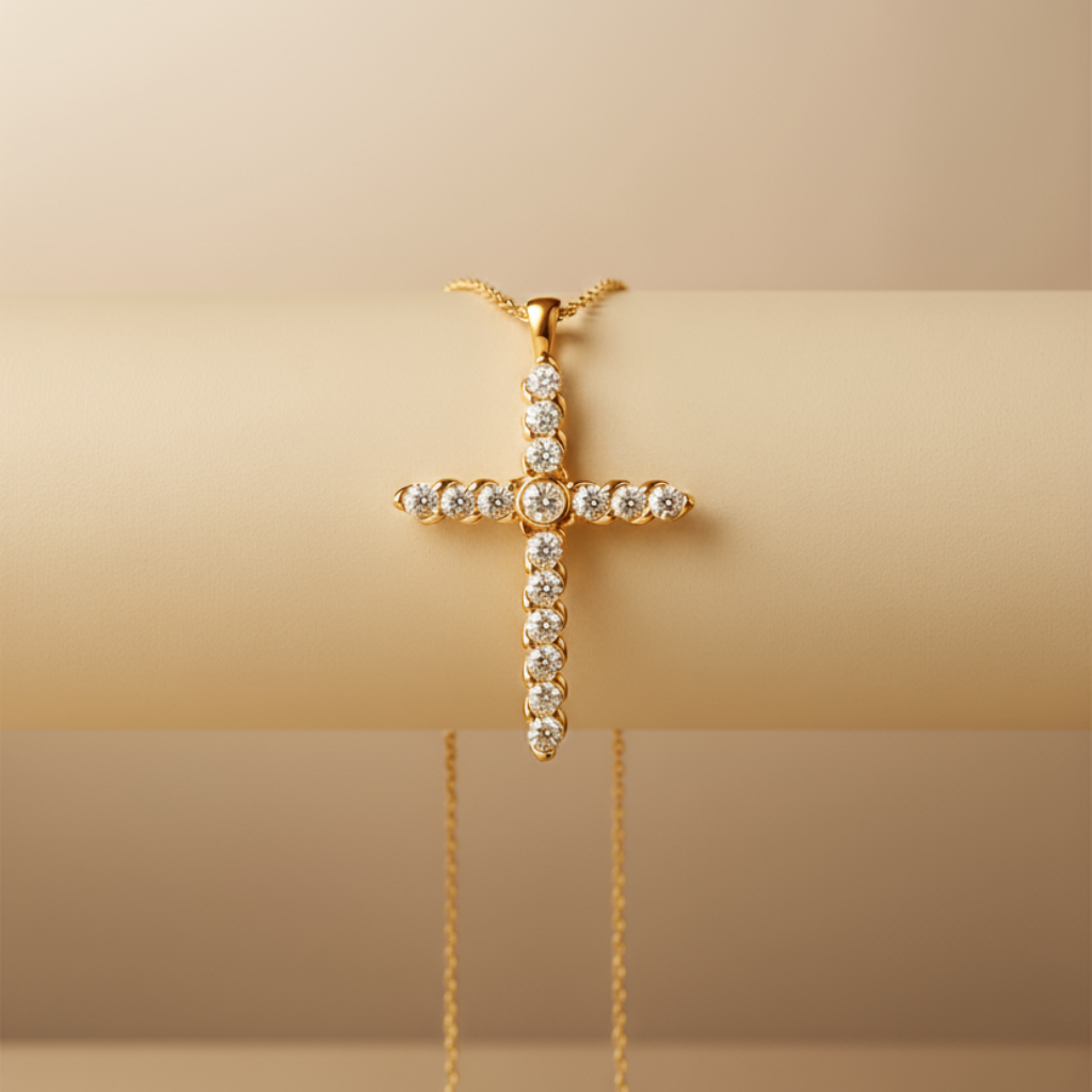 Criss Cross Pendant Necklace