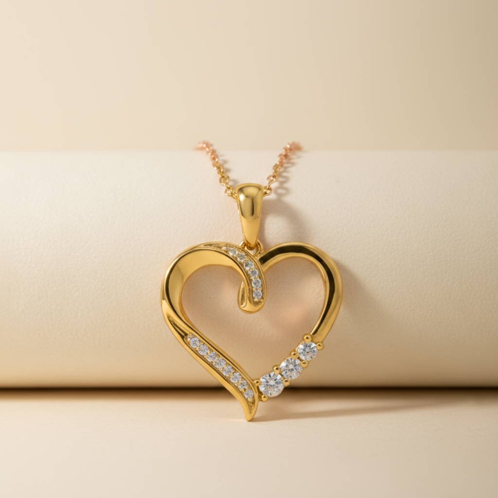 Happy Heart Pendant Necklace