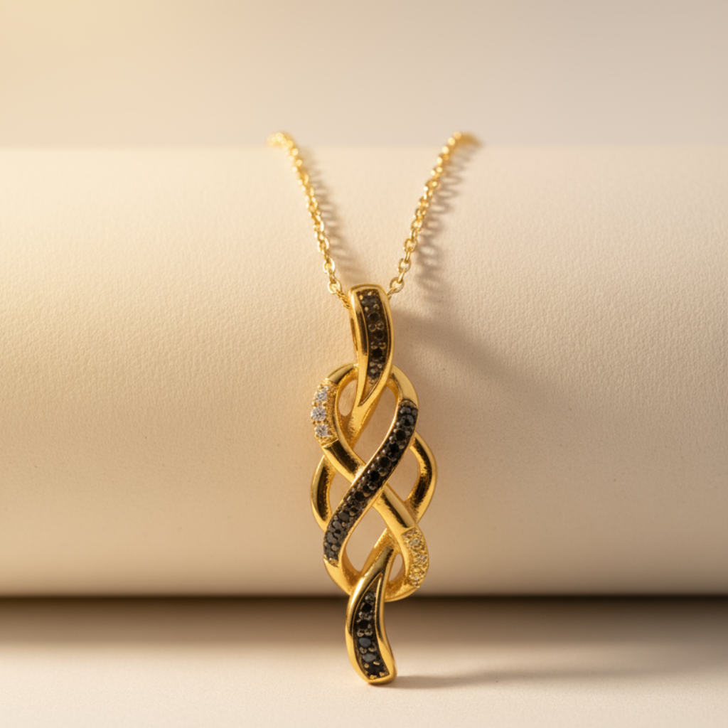 Infinity Knot Pendant Necklace