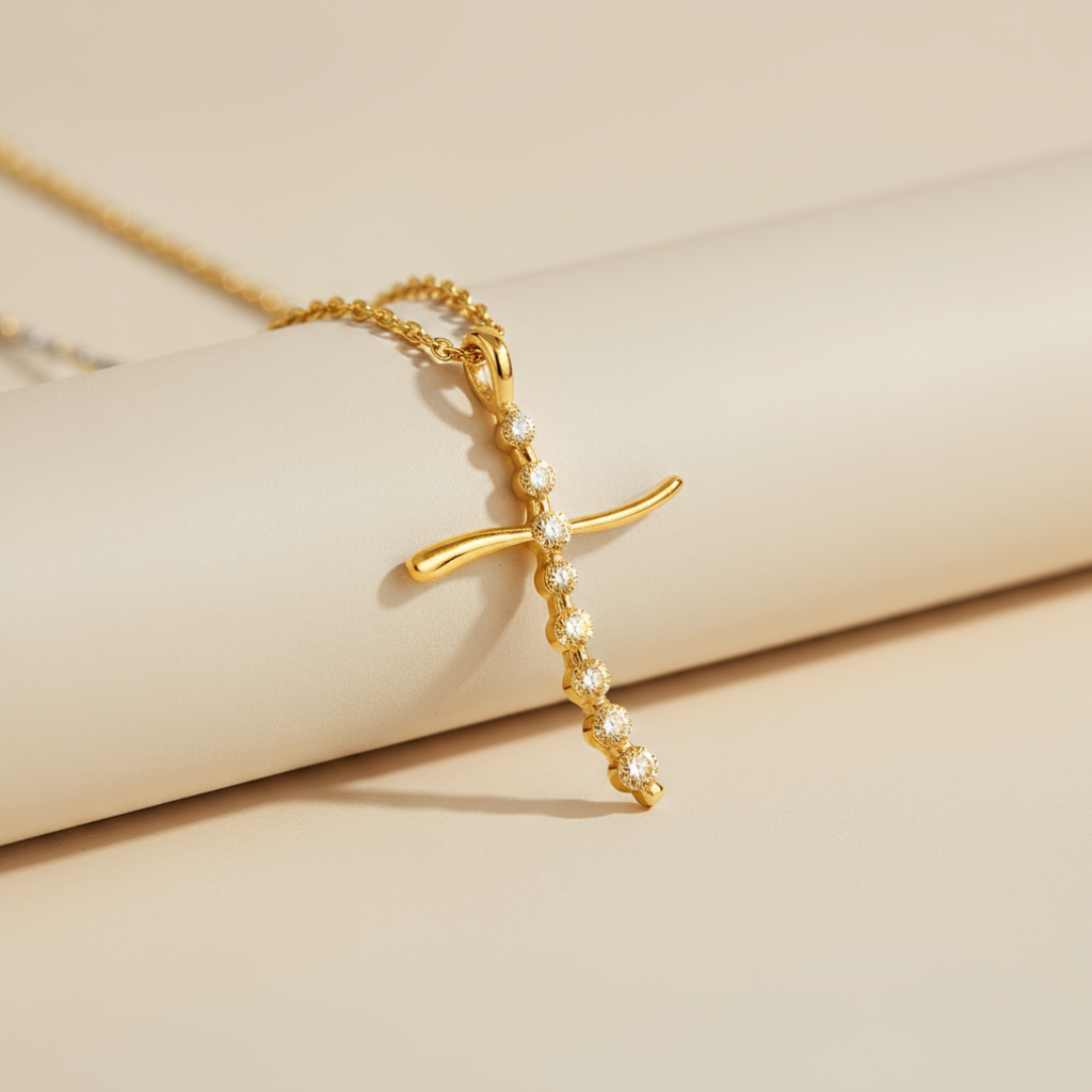 Journey Cross Pendant Necklace