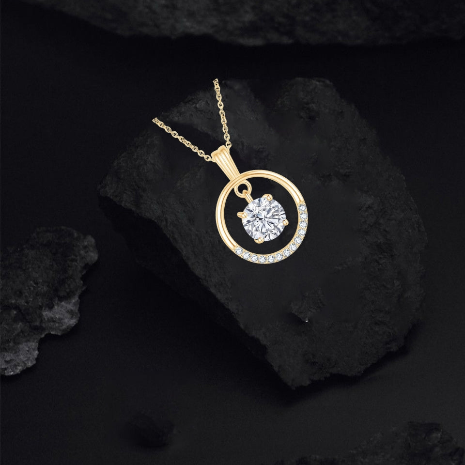Dancing Stone Pendant Necklace