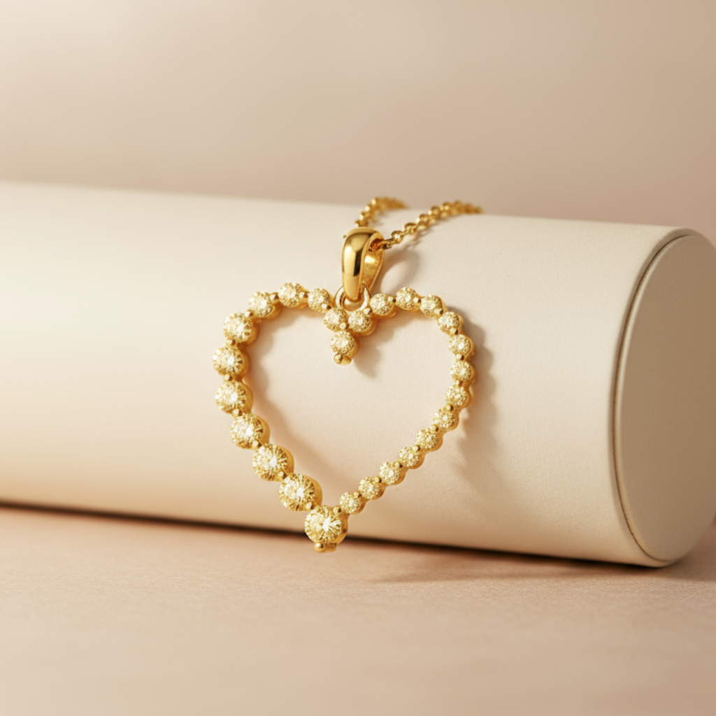 Durable Heart Pendant Necklace