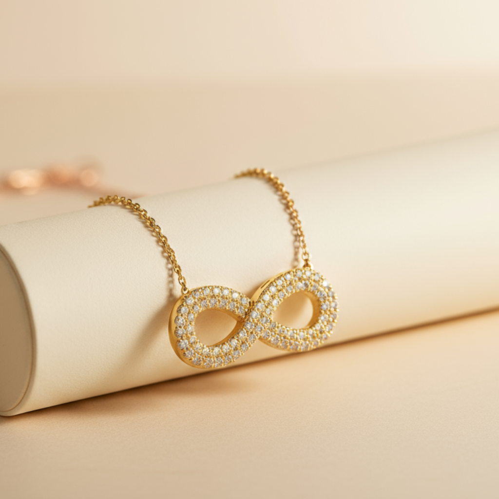 Accent Infinity Pendant Necklace