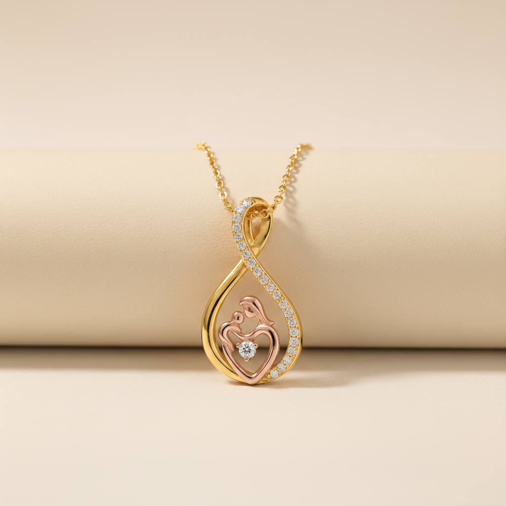 Infinity Mother Love Pendant Necklace