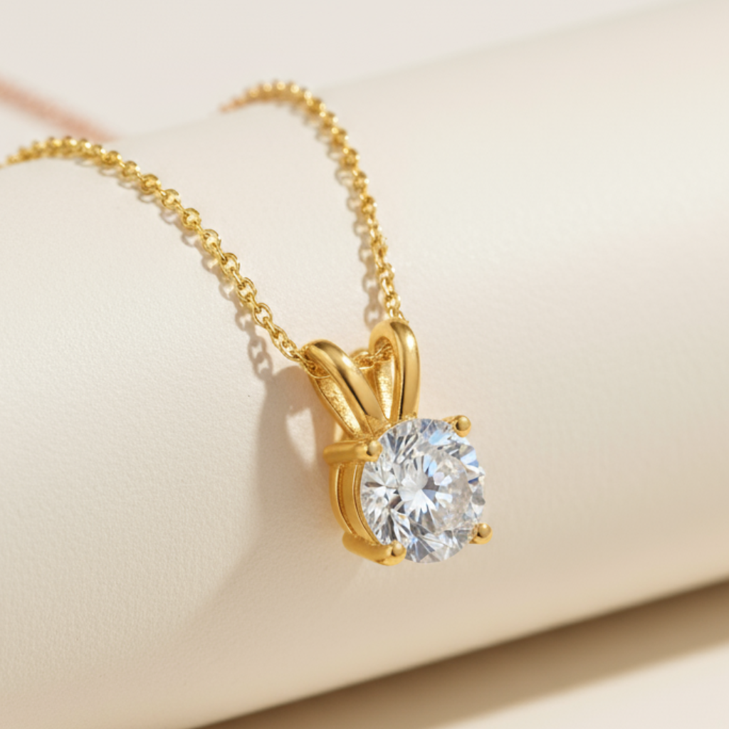 Solitaire Pendant Necklace