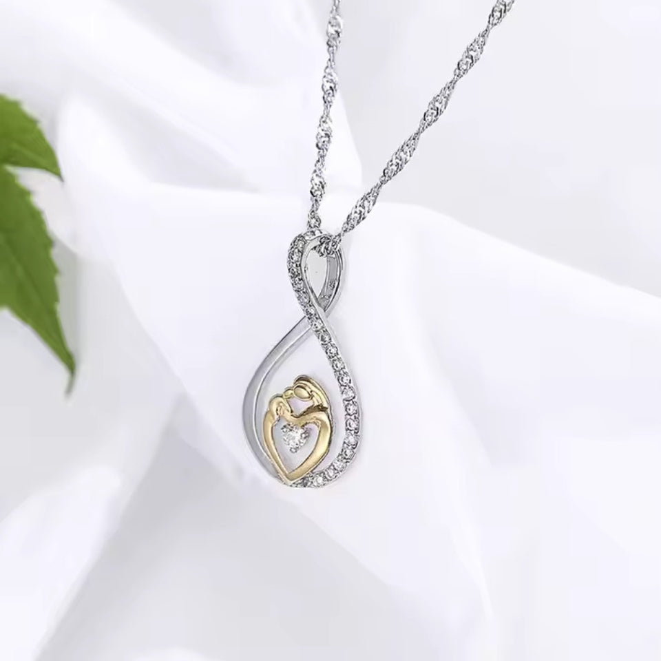 Infinity Mother Love Pendant Necklace