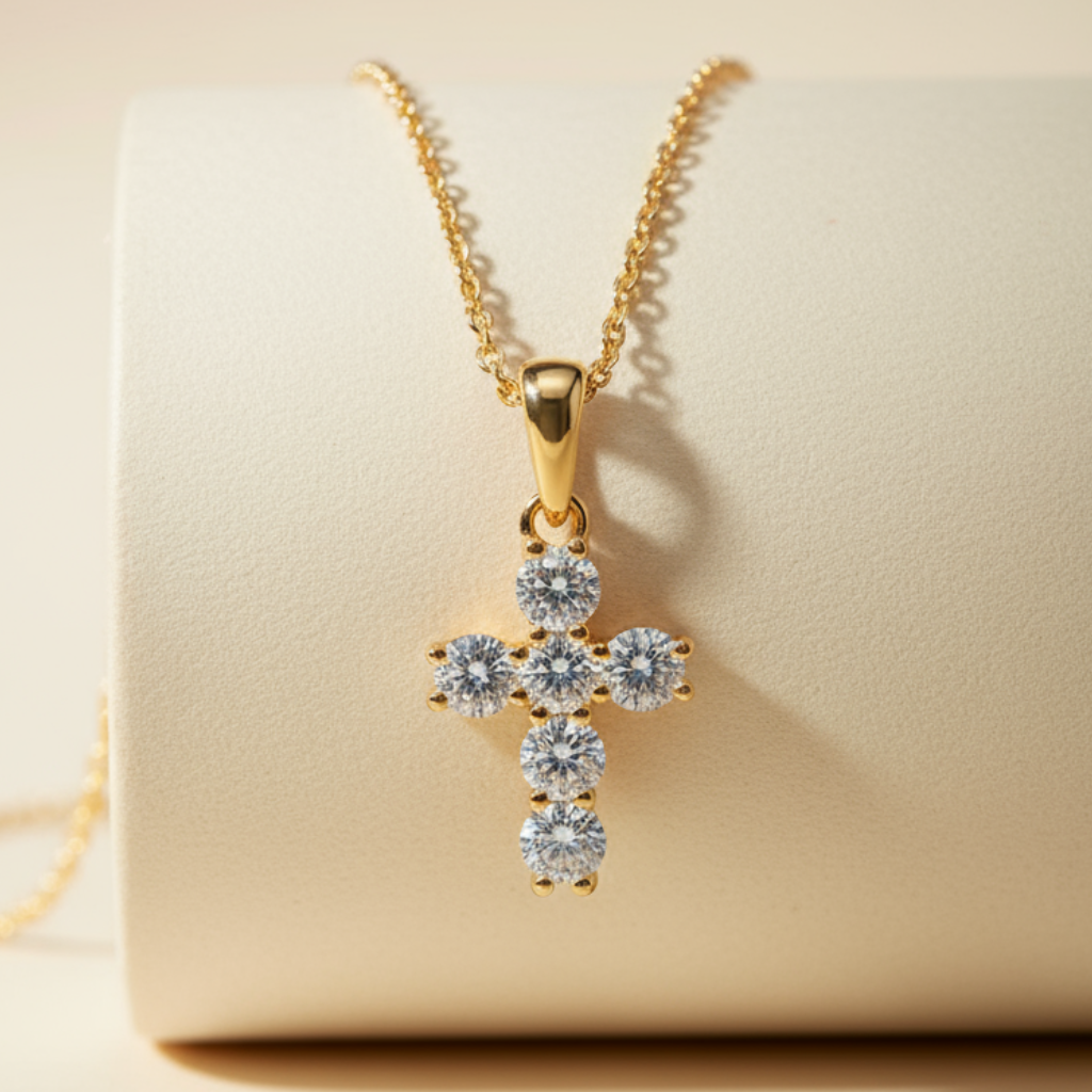Religious Cross Pendant Necklace