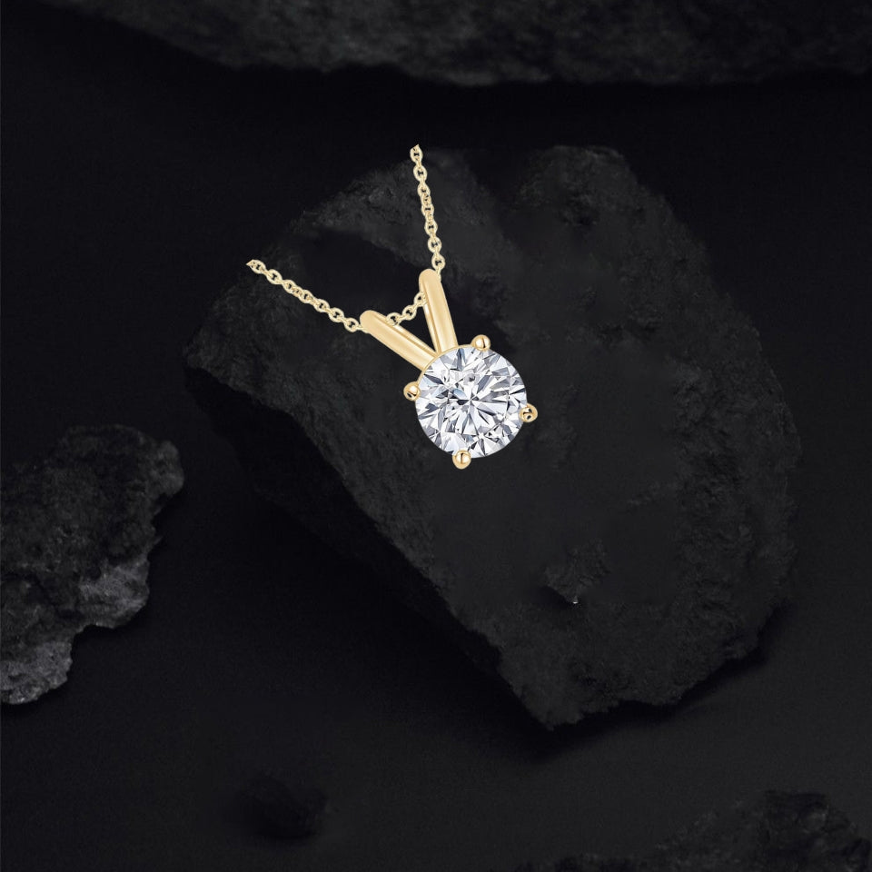 Solitaire Pendant Necklace