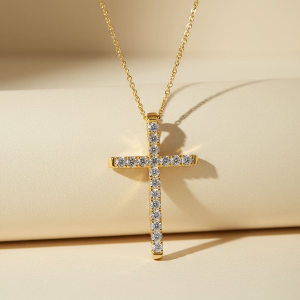 Delicate Cross Pendant Necklace