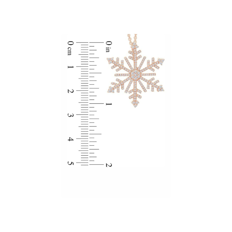Blossom Snowflake Pendant Necklace