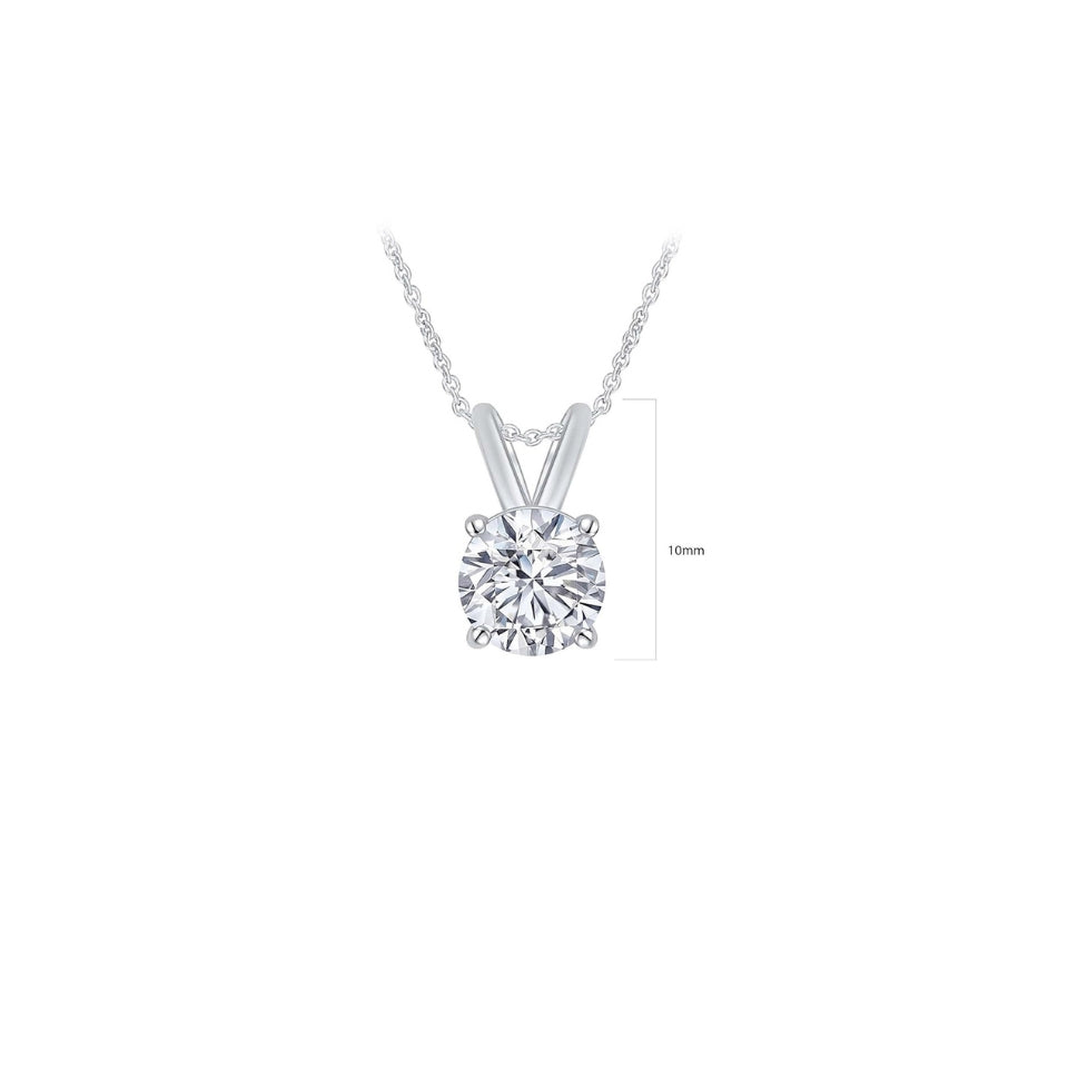 Solitaire Pendant Necklace