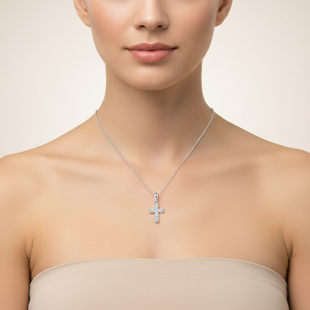 Religious Cross Pendant Necklace