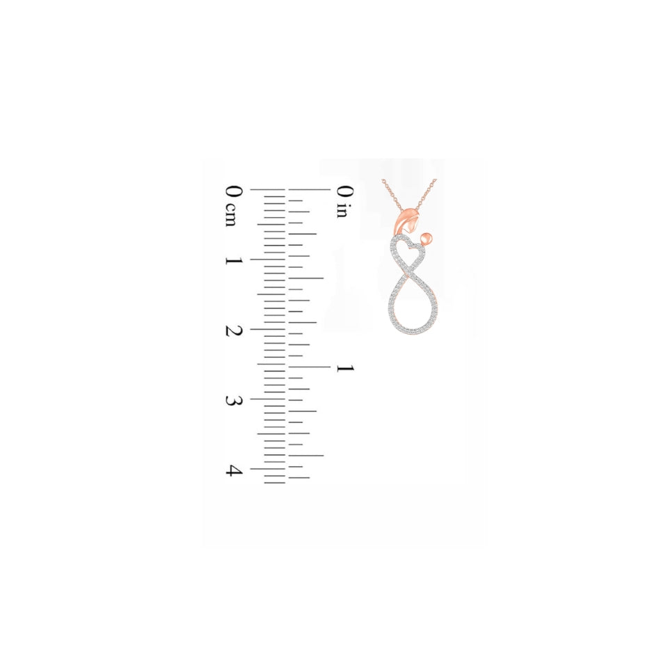 Heart Infinity Mother Love Pendant Necklace