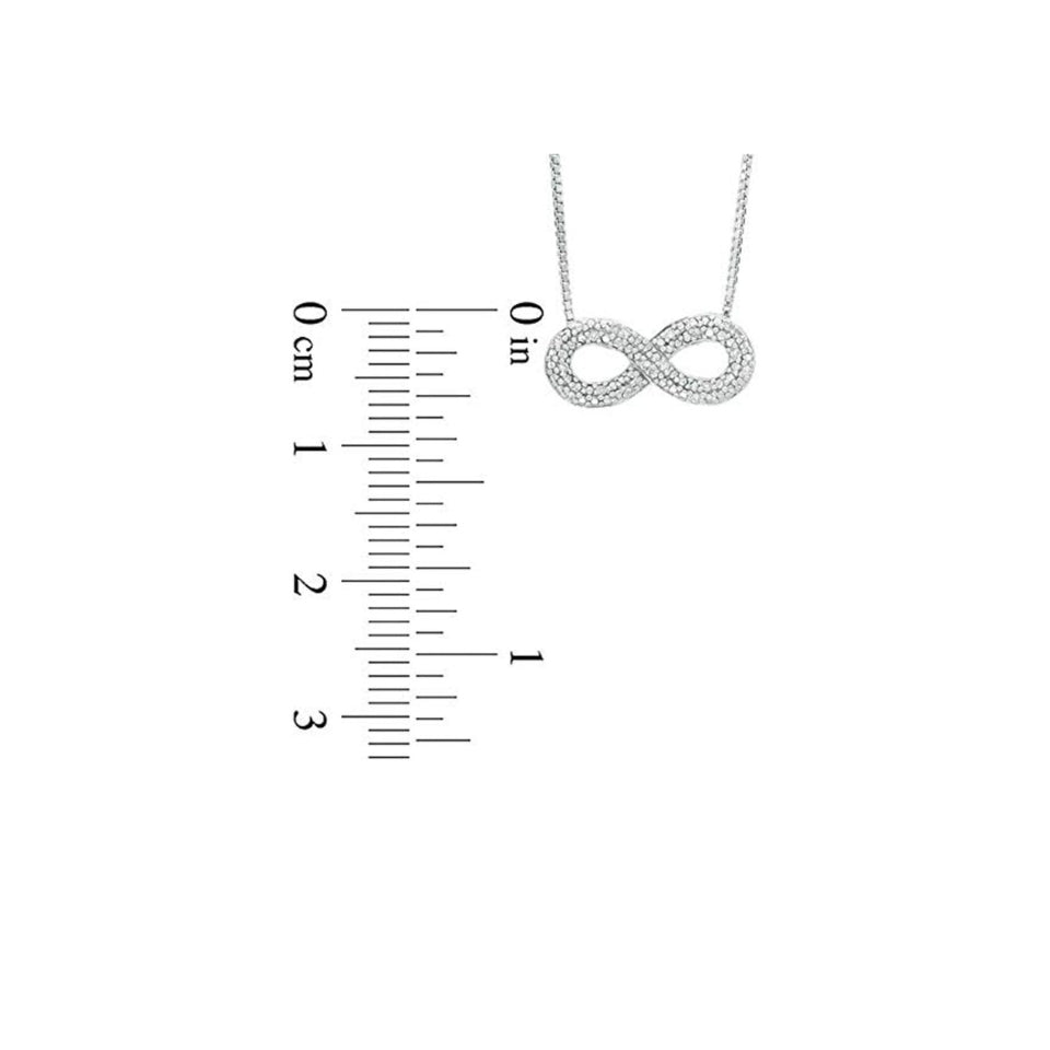 Accent Infinity Pendant Necklace