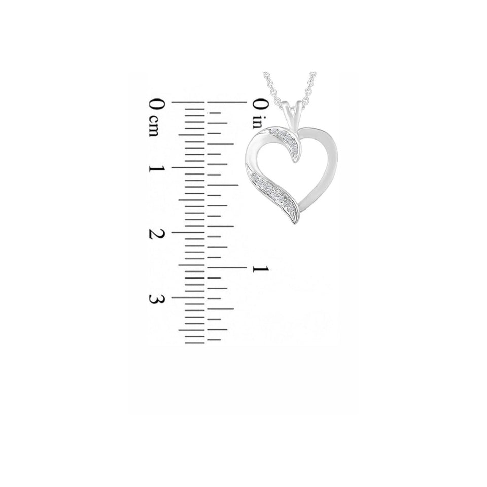 Dazzle Heart Pendant Necklace