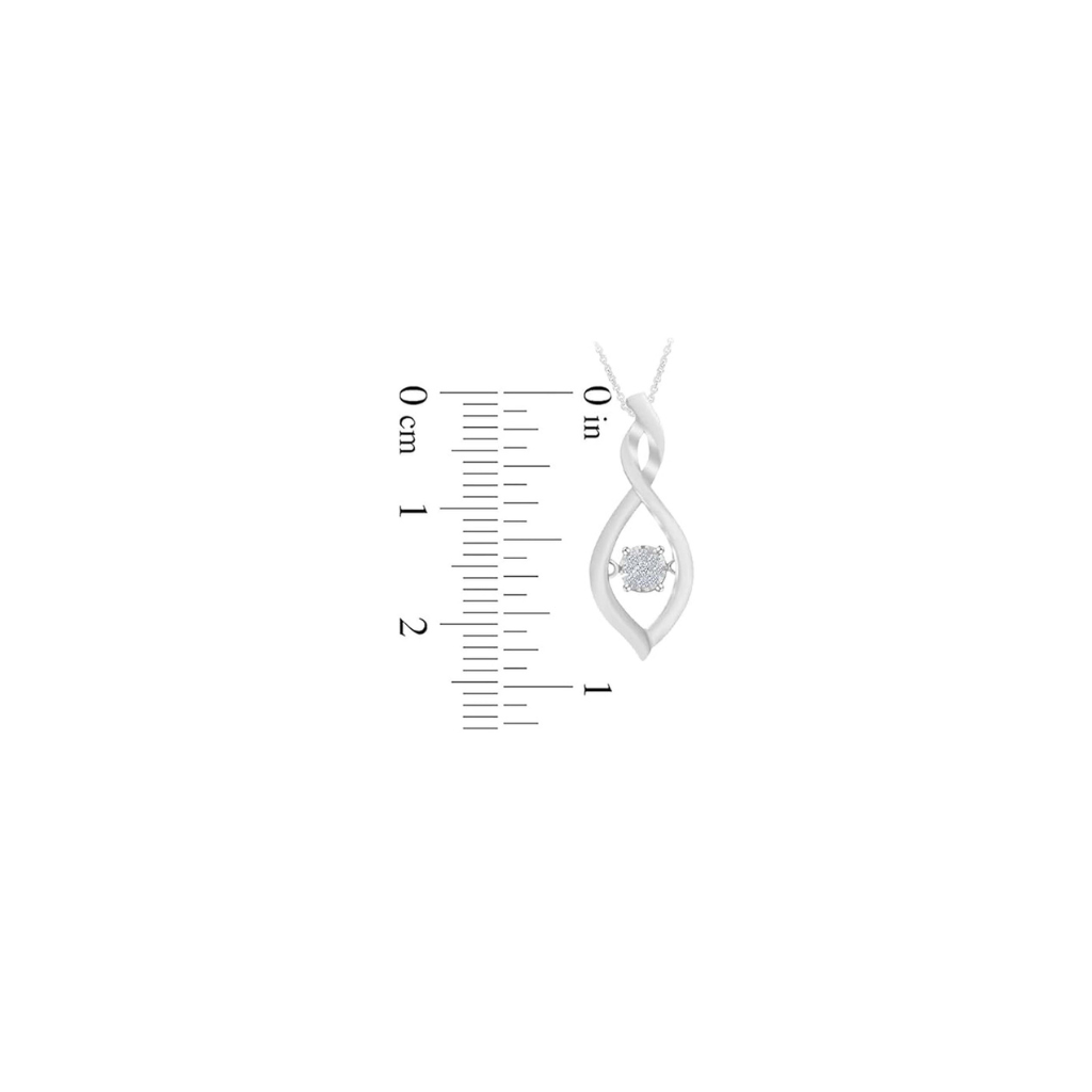 Twist Infinity Pendant Necklace