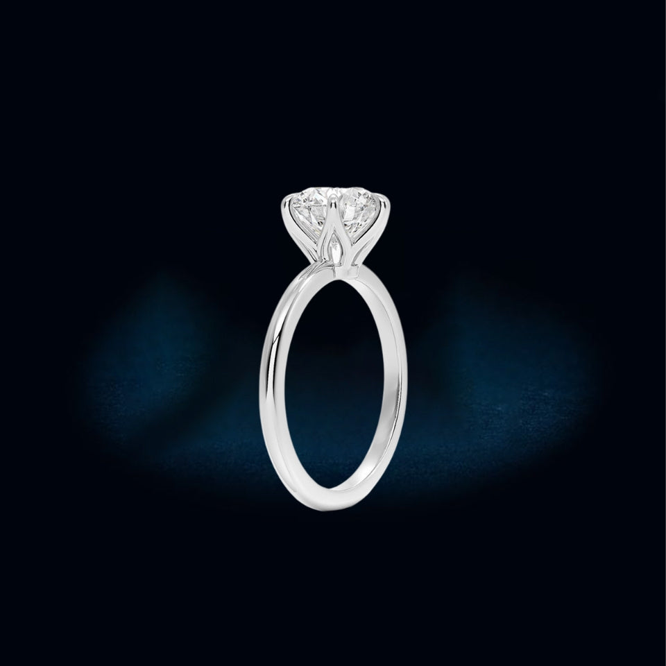 Six-Prong Classic Solitaire Ring