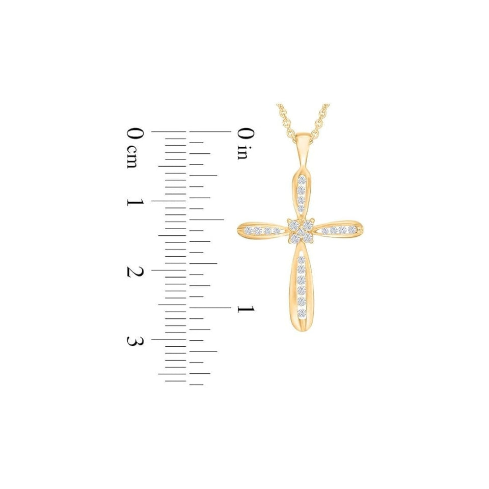 Divine Cross Pendant Necklace