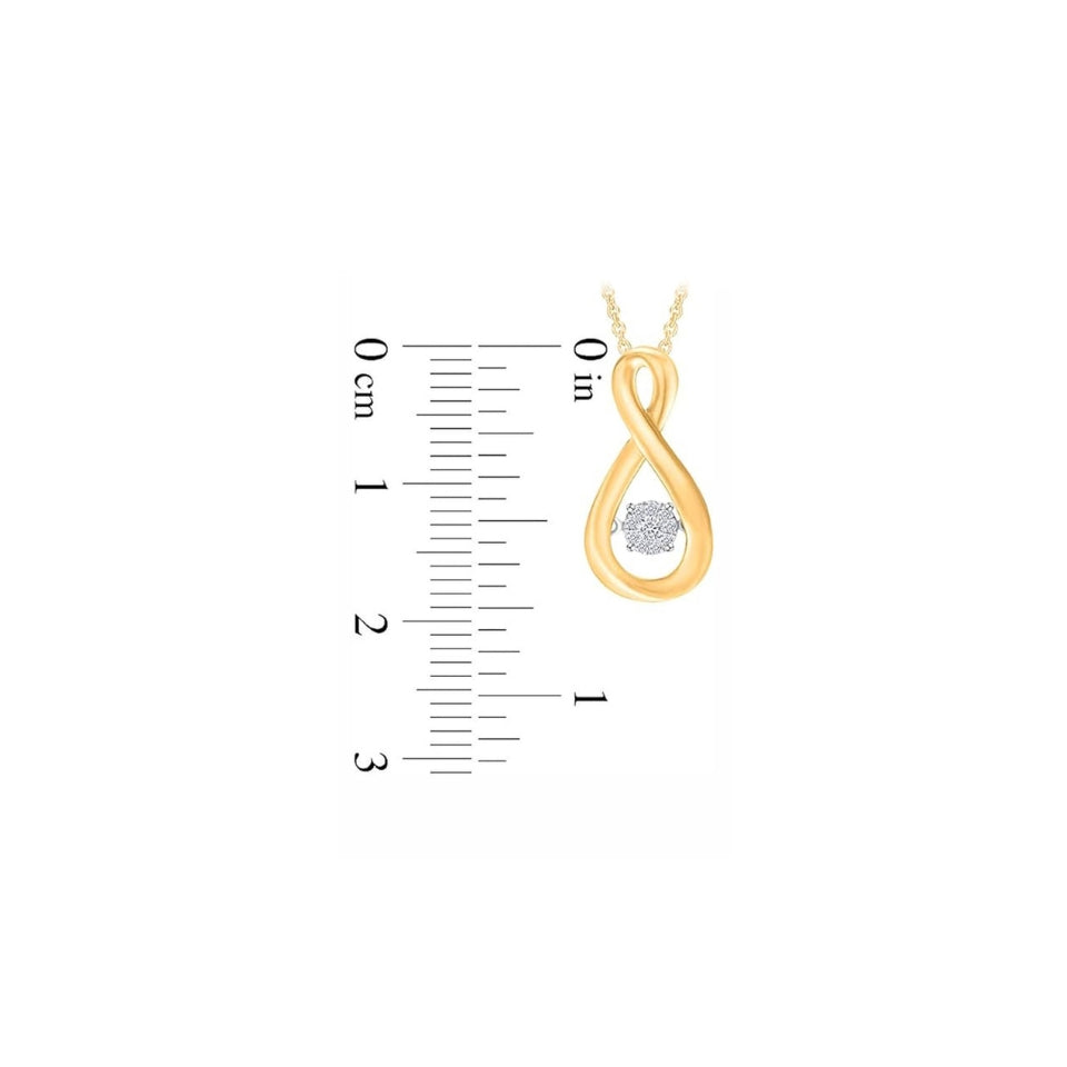 Solid Infinity Pendant Necklace