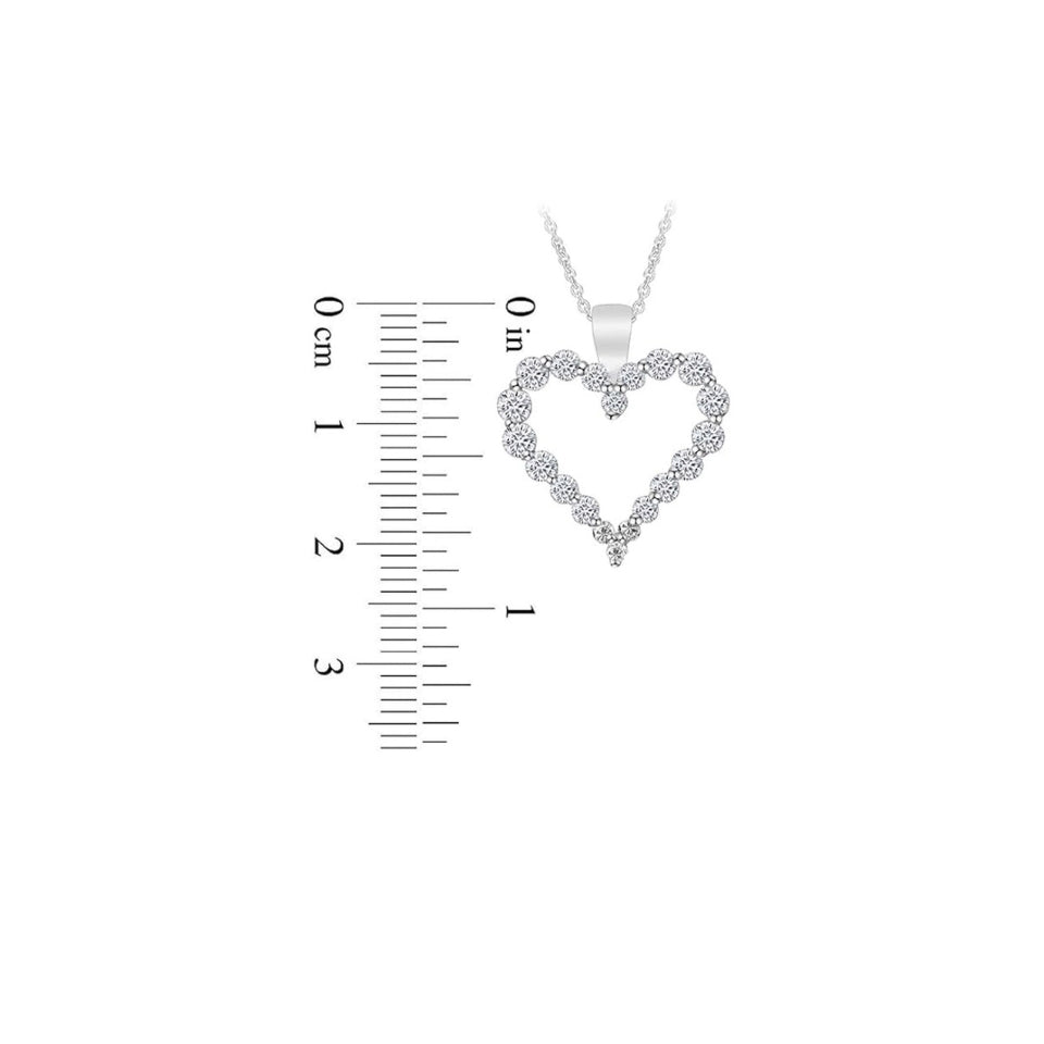 Finerock Heart Pendant Necklace