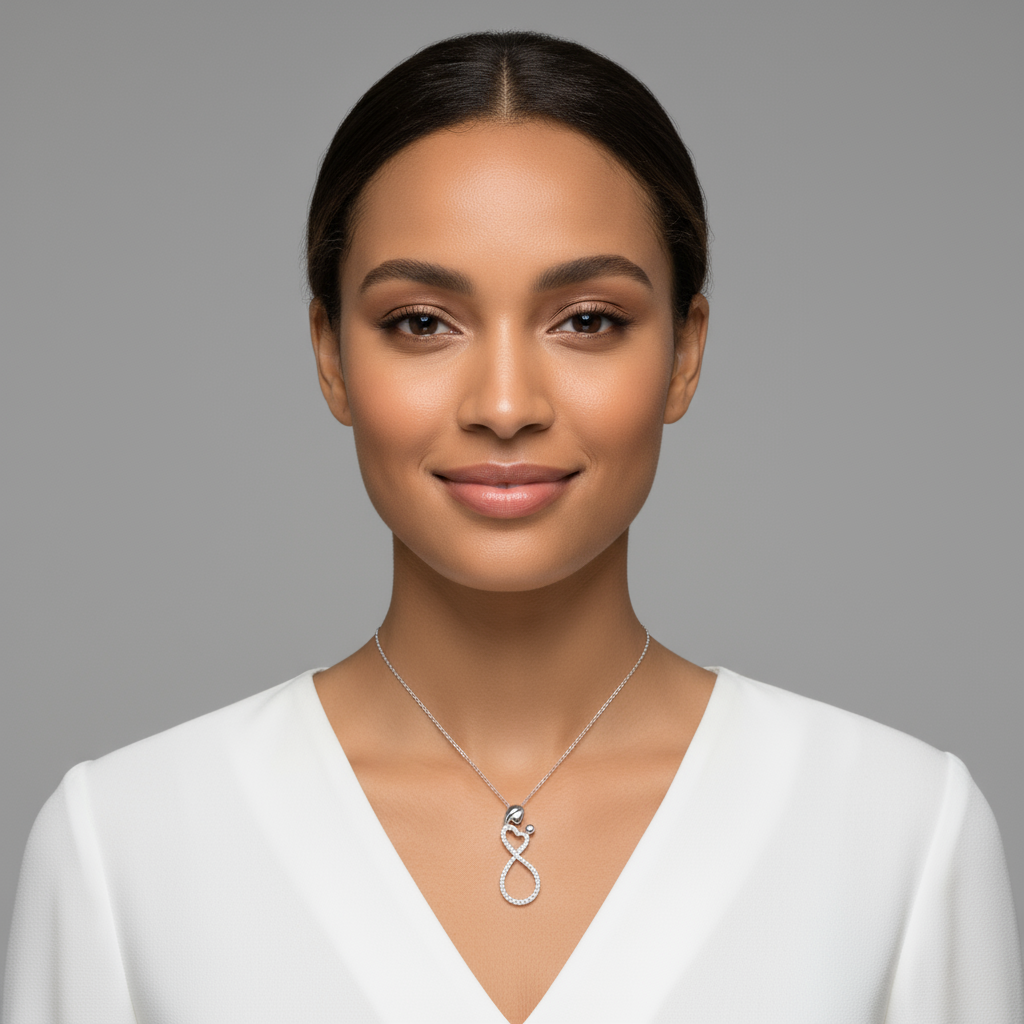 Heart Infinity Mother Love Pendant Necklace