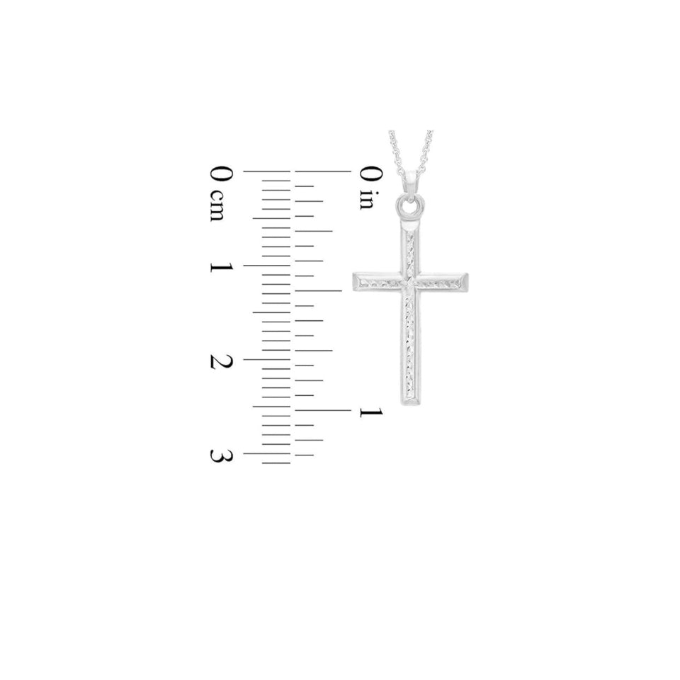 Cut Cross Pendant Necklace