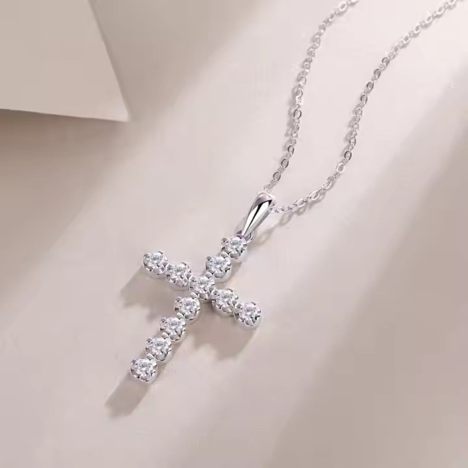 Yaathi Cross Pendant Necklace