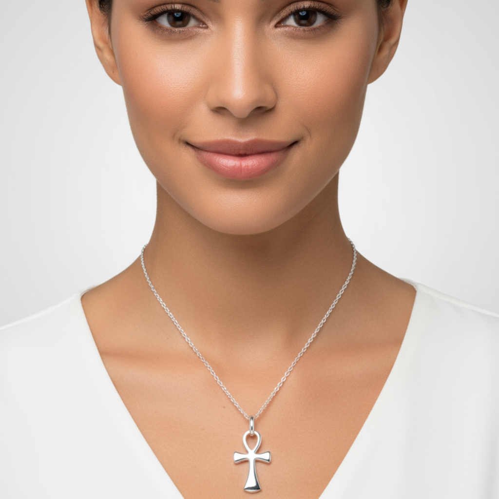 Egyptian Ankh Cross Pendant Necklace