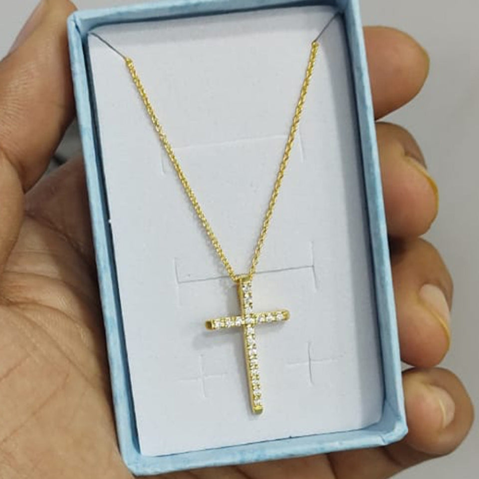 Delicate Cross Pendant Necklace