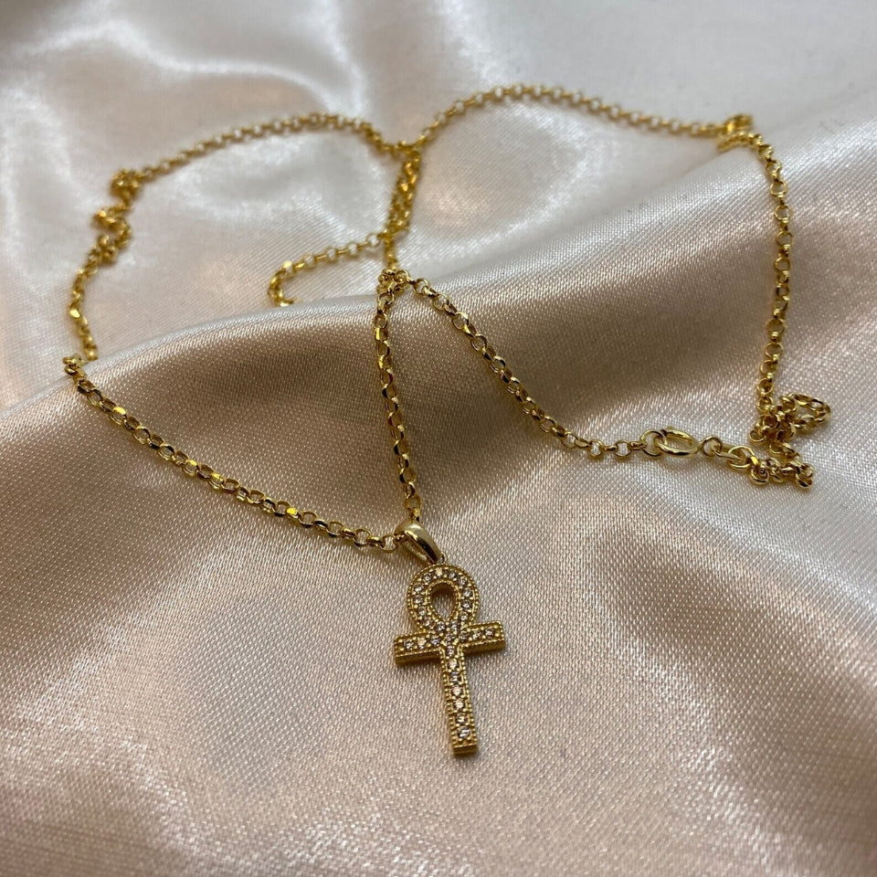Ankh Cross Pendant Necklace